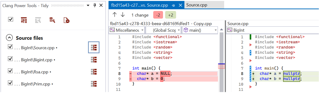 Clang Power Tools generate documentation